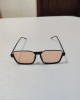 Fashion Style Half Frame Transparent Brown Sunglasses Fashion Style Half Frame Transparent Brown Sunglasses